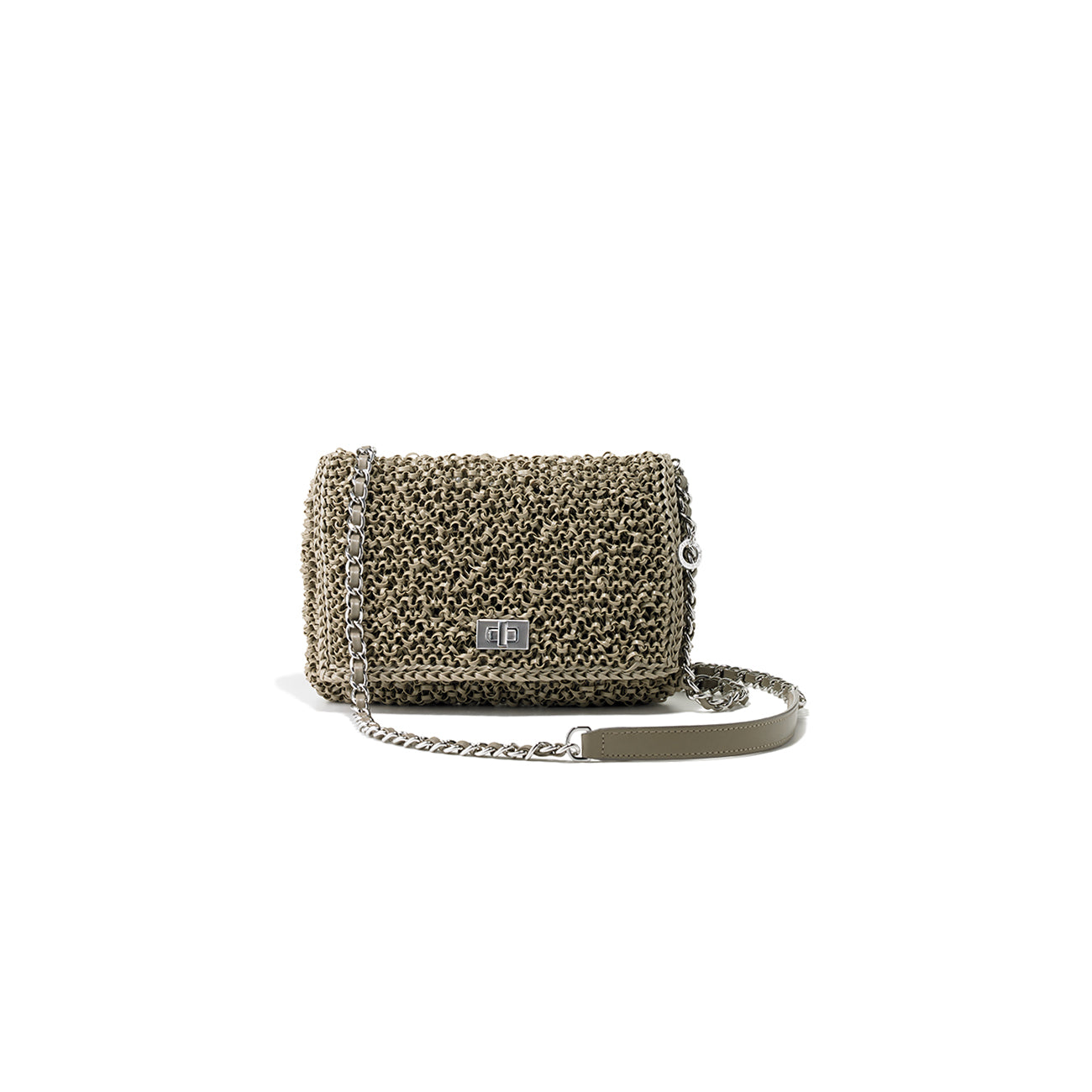 LUCCHETTO_PB20FA13A6_Shoulder_Bag_Medium_silver-yellow_WIREBAG